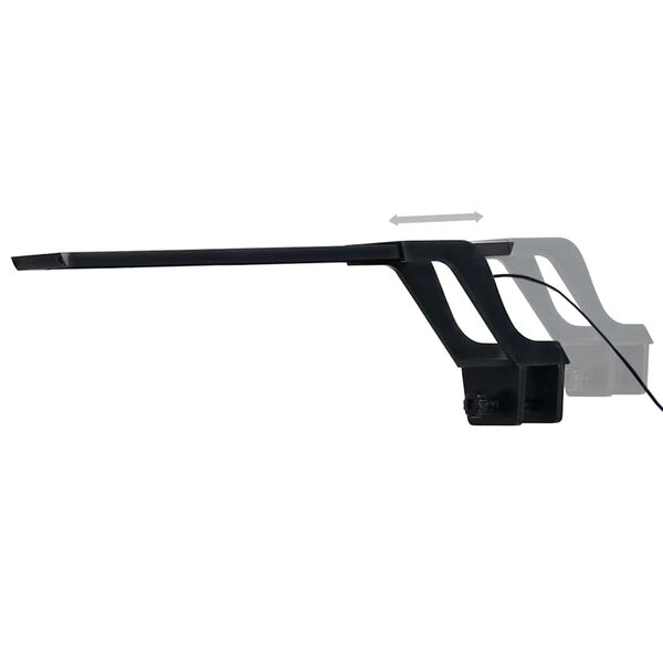 vidaXL akvārija LED lampa ar stiprinājumu, 35-55 cm, zila un balta