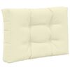 vidaXL Āra dīvāna spilvens 3 pcs Krēmkrāsa Poliesters