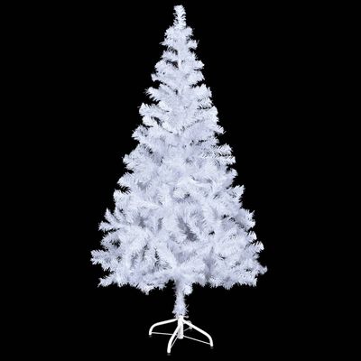 vidaXL mākslīgā Ziemassvētku egle ar rotājumiem, 120 cm, 230 zari