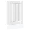 vidaXL trauku mazgājamās ma&scaron;īnas panelis Lucca White Engineered Wood