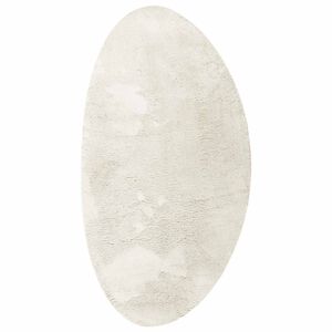 vidaXL Teritorijas paklāji HUARTE Krēmkrāsa 80 x 150 cm Poliesters