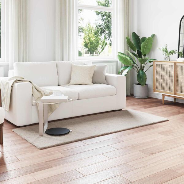 vidaXL Mākslīgā truša kažokādas paklājs Olite Bēša 80 x 200 cm