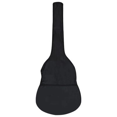 vidaXL ģitāras soma 1/2 klasiskajai ģitārai, melna, 94x35 cm, audums
