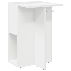 vidaXL Papildu galdiņ&scaron; Balts 35 x 40 x 55 cm Inženierijas koks