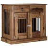 vidaXL Suņu būrī&scaron;a mēbele Vecs koks 90 x 47,5 x 80 cm