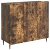 vidaXL Puse Kūpināts ozols 89 x 34,5 x 82 cm Inženierijas koks