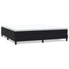 vidaXL Box Spring Gulta bez matrača Melns 200x220 cm samts