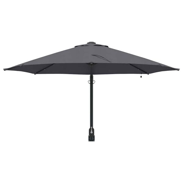 vidaXL Dārza parasols Antracīts un melns 248 x 248 x 148 cm