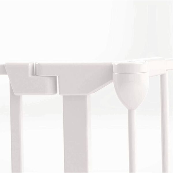 Noma 3-paneļu dro&scaron;ības sēta Modular, balts metāls, 94054