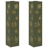 vidaXL Saules LED ceļa gaisma 2 gab. Silti balts 18 x 18 x 80 cm