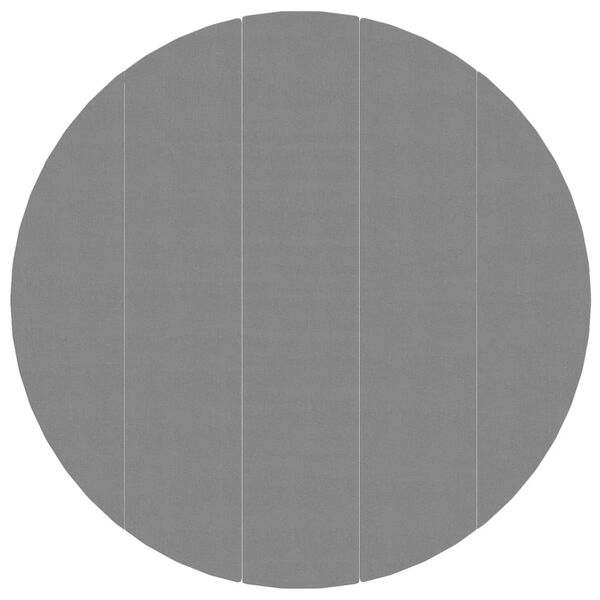 vidaXL baseina pamatnes aizsargs, gai&scaron;i pelēks, &Oslash;550 cm, ģeotekstils