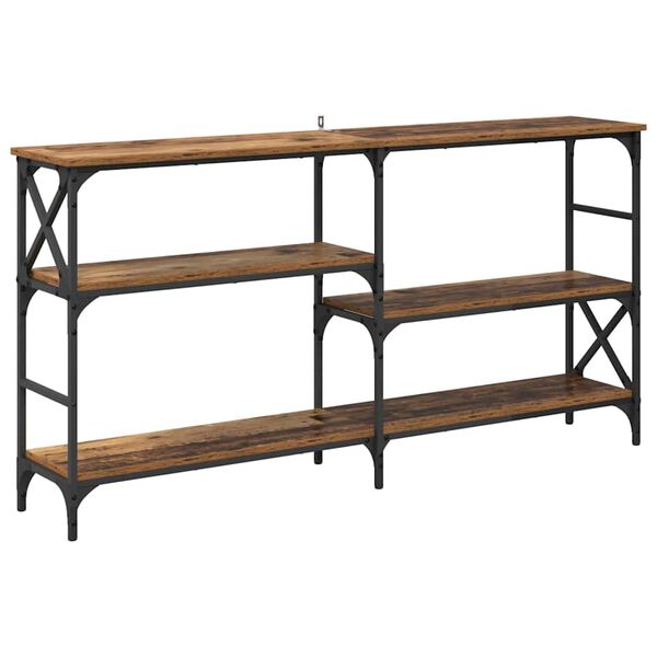 vidaXL Konsoles galds Vecs koks 150 x 29 x 76,5 cm Inženierijas koks