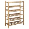 vidaXL Apavu plaukts ar plauktu Dabiska 68 x 28 x 96 cm Bambuss
