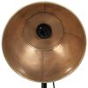vidaXL grīdas lampa, 25 W, antīka misiņa krāsa, 61x61x90/150 cm, E27