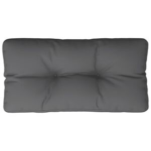 vidaXL pale&scaron;u spilvens, 70x40x12 cm, audums, antracītpelēks