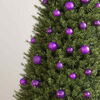 vidaXL Ziemassvētku bumbas, 100 gab., violetas