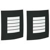vidaXL Āra sienas gaisma 2 pcs Melna 23.5 x 9 x 26 cm