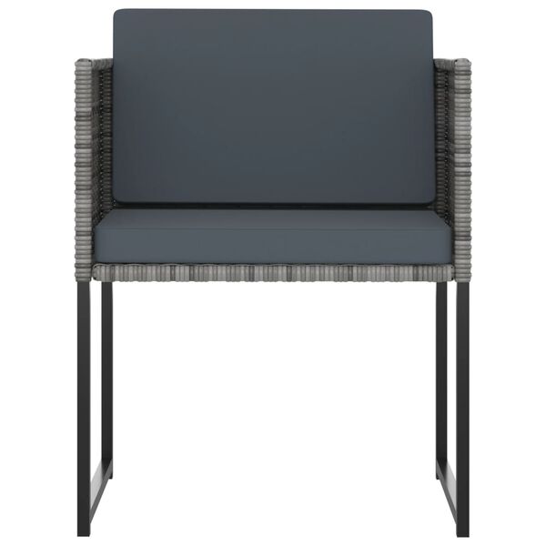 vidaXL 13-daļīgs dārza mēbeļu komplekts ar matračiem, PE rotangpalma