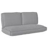 vidaXL Spilvenu komplekts Oksforda audums Pelēka 120 x 60 x 52 cm