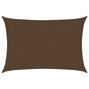 vidaXL saulessargs, 160 g/m&sup2;, brūns, 2x2,5 m, HDPE