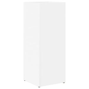 vidaXL Lietussarga statīvs Balts 25 x 24,5 x 64 cm Inženierijas koks