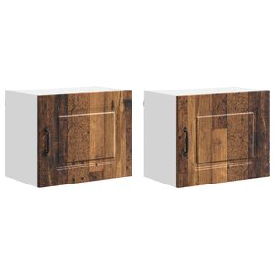 vidaXL Trauku ma&scaron;īnas panelis Kalmar 2 pcs Vecs koks 50 x 31 x 40 cm