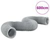 vidaXL izplūdes gaisa vads, PVC, 6 m, &Oslash;20 cm