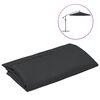 vidaXL saulessarga rezerves audums, melns, 300 cm