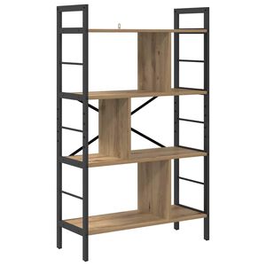 vidaXL Grāmatu plaukts 7 līmeņi 75 x 30 x 123,5 cm Inženierijas koks
