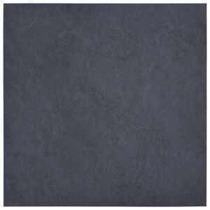 vidaXL grīdas flīzes, pa&scaron;līmējo&scaron;as, 5,11 m&sup2;, PVC, melna marmora krāsa
