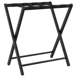 vidaXL bagāžas plaukts, 68,5x38x58 cm, bambuss, melns