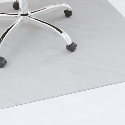 vidaXL grīdas aizsargs laminātam vai paklājam, 90x90 cm