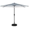 vidaXL Dārza parasols ar LED gaismām 300 x 300 cm Poliesters