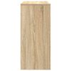 vidaXL kumode ar atvilktnēm un durvīm, sonoma ozols, 70,5x34x74,5 cm