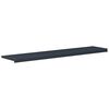 vidaXL Logu palodze Antracīts ar koka tekstūru 140 x 35 x 4,5 cm PVC