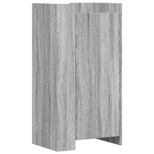 vidaXL apavu skapītis, pelēka ozola, 52x37,5x100 cm, inženierijas koks