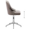 vidaXL grozāmi virtuves krēsli, 2 gab., gai&scaron;i pelēks samts
