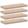 vidaXL sienas plaukti, 4 gab., 60x23,5x4 cm, inženierijas koks