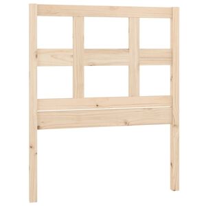 vidaXL gultas galvgalis, 95,5x4x100 cm, priedes masīvkoks