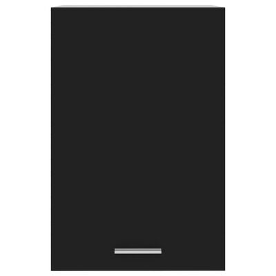 vidaXL virtuves skapītis, melns, 39,5x31x60 cm, skaidu plāksne