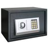 vidaXL Digitālais seifs Tum&scaron;i pelēka 35 x 25 x 25 cm Tērauds
