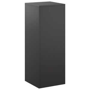 vidaXL Augu statīvs Melns 30 x 30 x 80 cm Tērauds