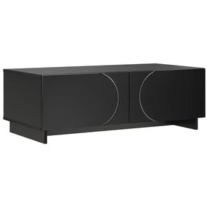 vidaXL Kafijas galdiņ&scaron; Melns 102 x 50,5 x 35 cm Mēbeļu plātne