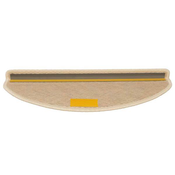 vidaXL kāpņu paklāji, 30 gab., pa&scaron;līmējo&scaron;i, 65x21x4 cm, berbers