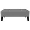 vidaXL kājsoliņ&scaron;, 78x56x32 cm, pelēka mākslīgā āda