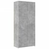 vidaXL augstais skapītis betonpelēks 80x42,5x185 inženierijas koks