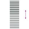 vidaXL žalūzijas zebra 90x200 cm auduma platums 85,9 cm poliesters