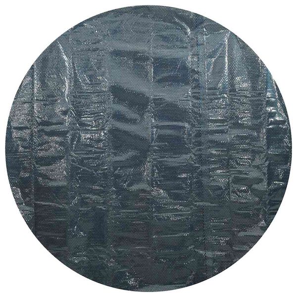 vidaXL baseina pārklājs, solārs, peldo&scaron;s, 527 cm, melns un zils PE