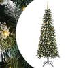 vidaXL Mākslīgā Ziemassvētku eglīte Zaļa 210 cm