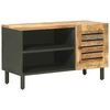 vidaXL Uzglabā&scaron;anas skapji Dabiska 80 x 33 x 46 cm Cieta mango koksne